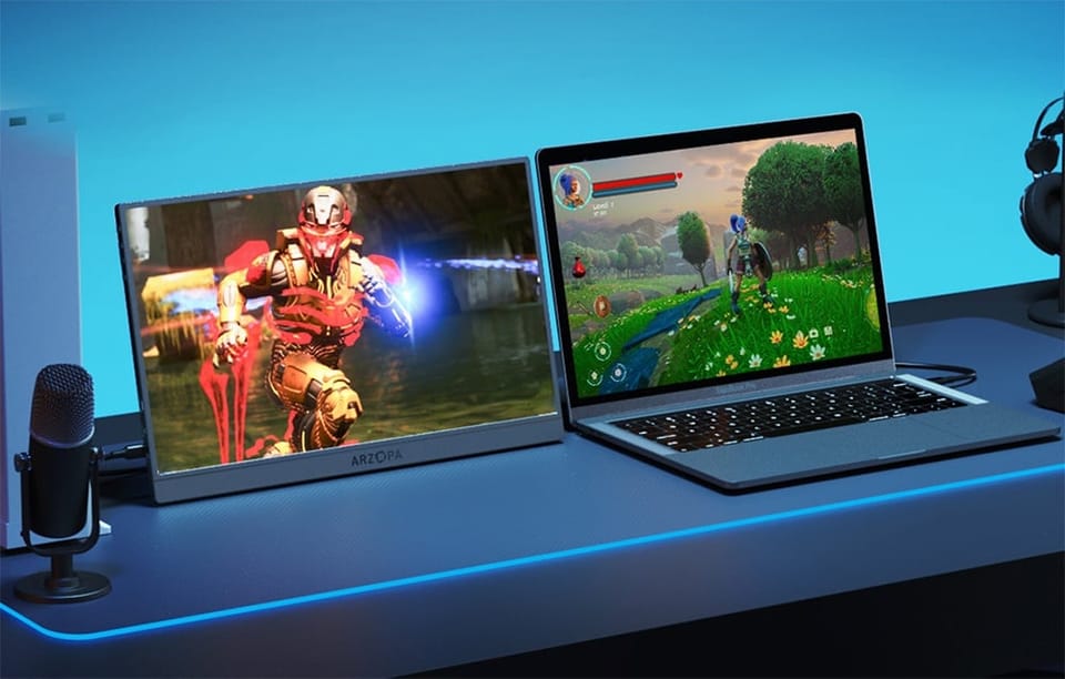 Monitor przenośny ARZOPA Z1FC 16,1" (szary)