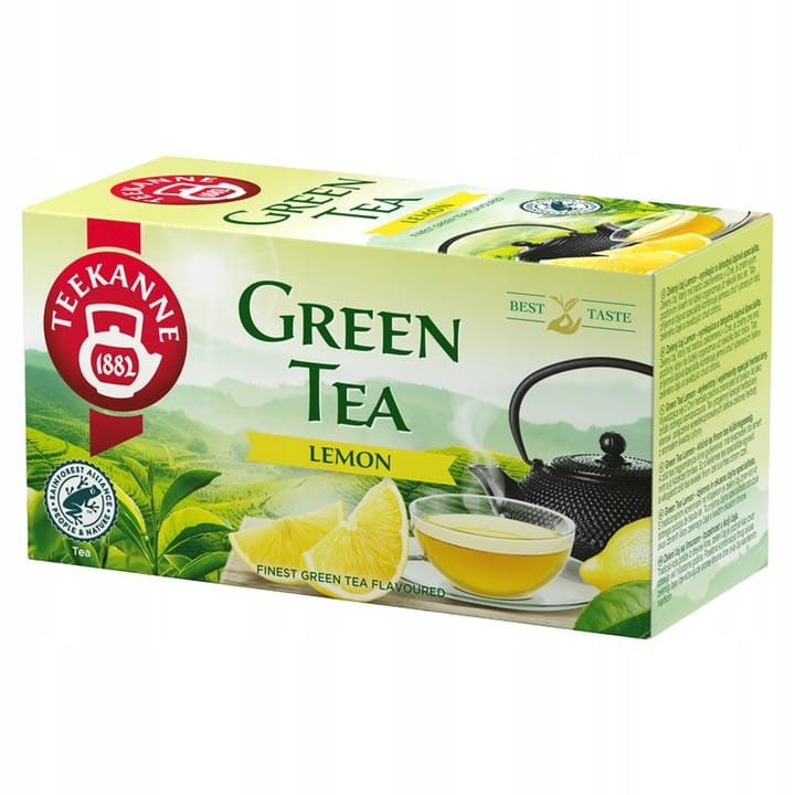 Herbata TEEKANNE zielona (20 torebek x 1,75g) Cytryna
