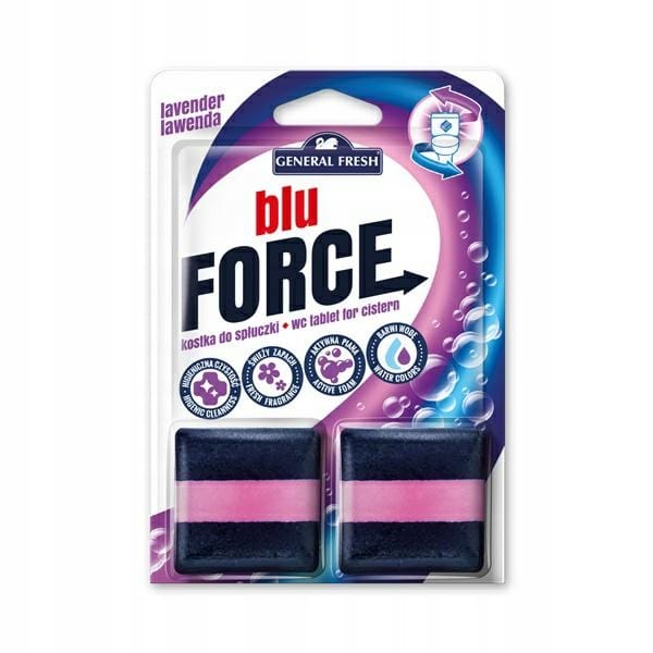 Kostka do WC BLU FORCE do spłuczki 50g (2 sztuki) lawenda GENERAL FRESH