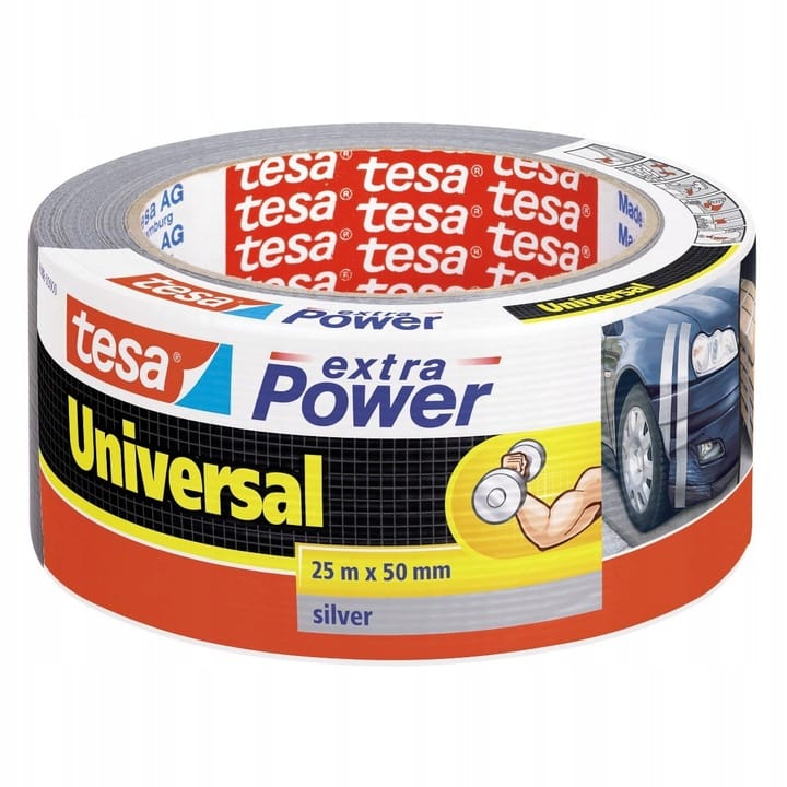 Taśma naprawcza extrapower 25m:50mm, srebrna