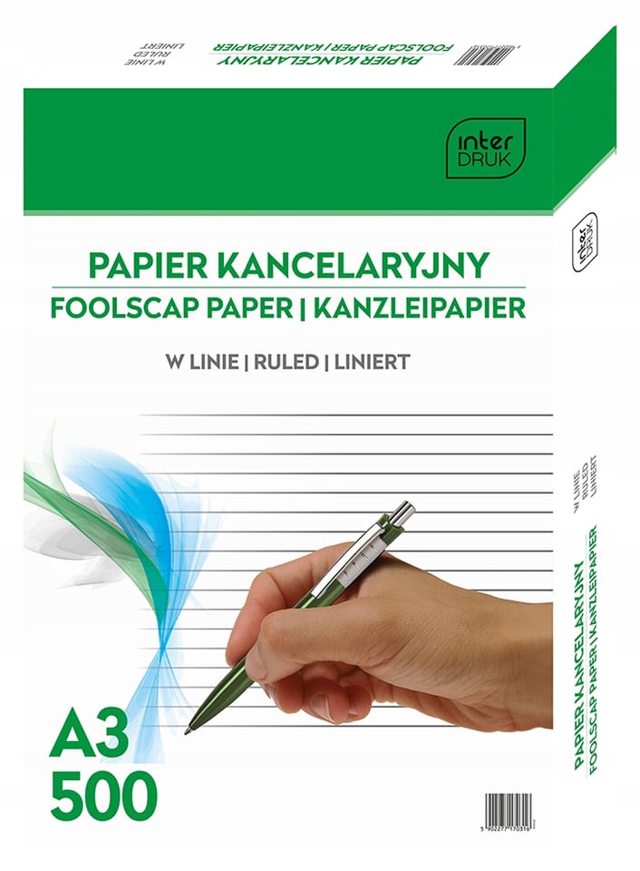 Papier kancelaryjny A3 linia (500) INTERDRUK
