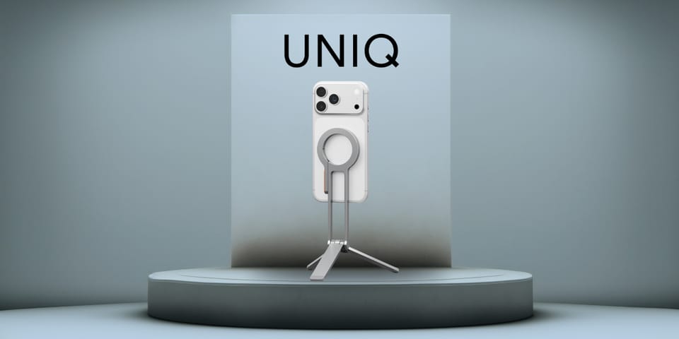 Uchwyt magnetyczny UNIQ Arcus TriPod     Stand srebrny