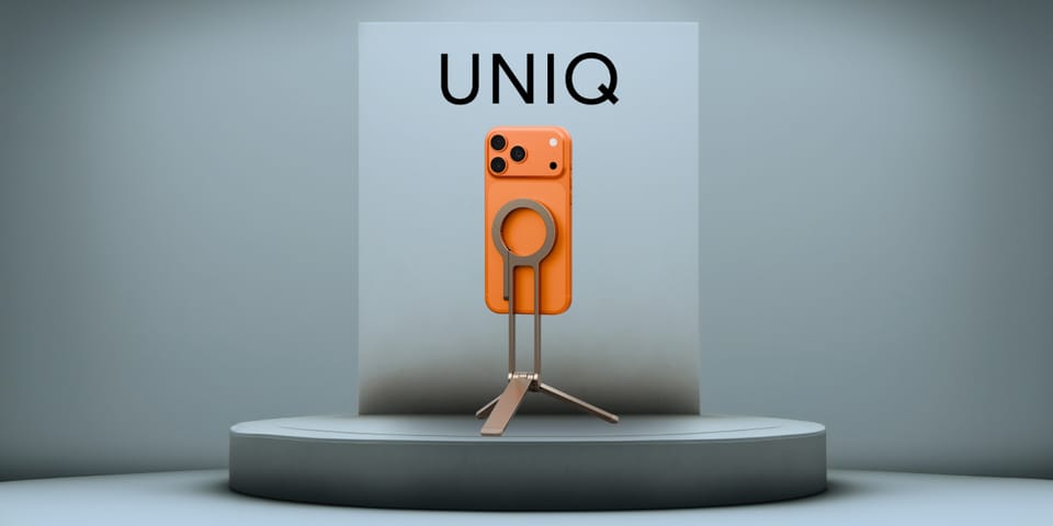 Uchwyt magnetyczny UNIQ Arcus TriPod     Stand szampański