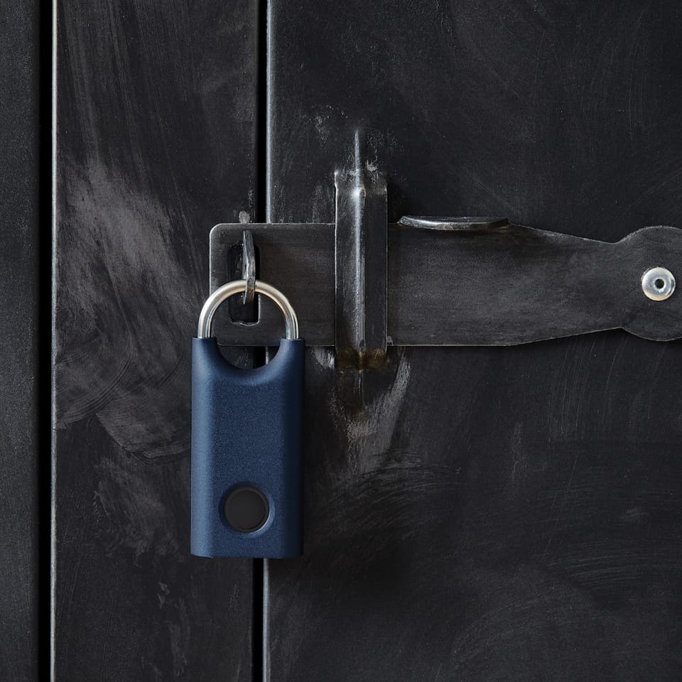 Kłódka na odcisk palca Lexon Nomaday     ciemnoniebieski/dark blue