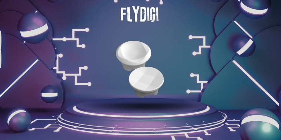 Komplet D-Padów Flydigi do Apex 5 biały  2szt.