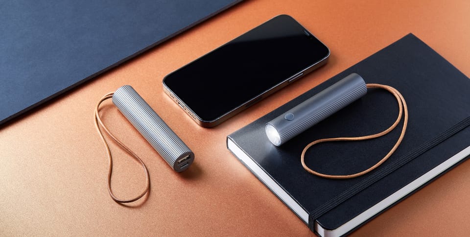 Lexon Fine Brelok z latarką szary/gunmetal LL129X