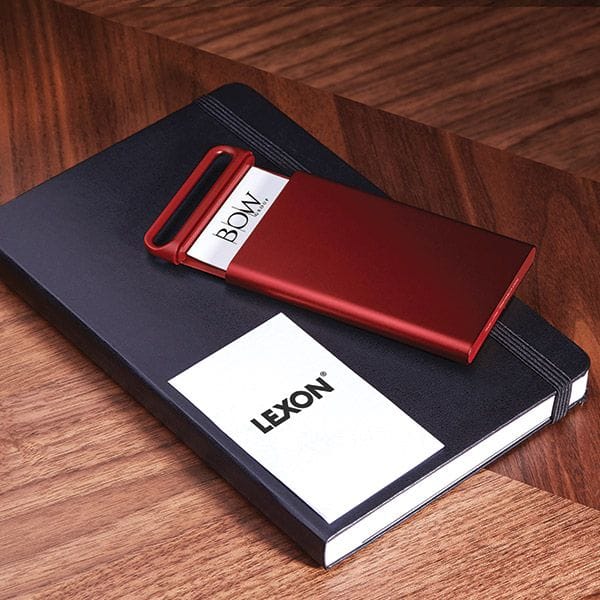 Lexon Nomaday Card Wizytownikciemnoczerwony/dark red LD144DR