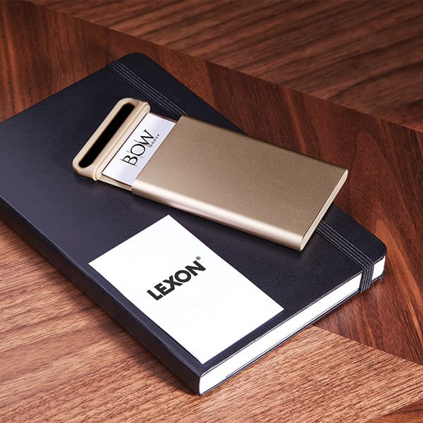 Lexon Nomaday Card Wizytownikjasnozłoty/soft gold LD144D