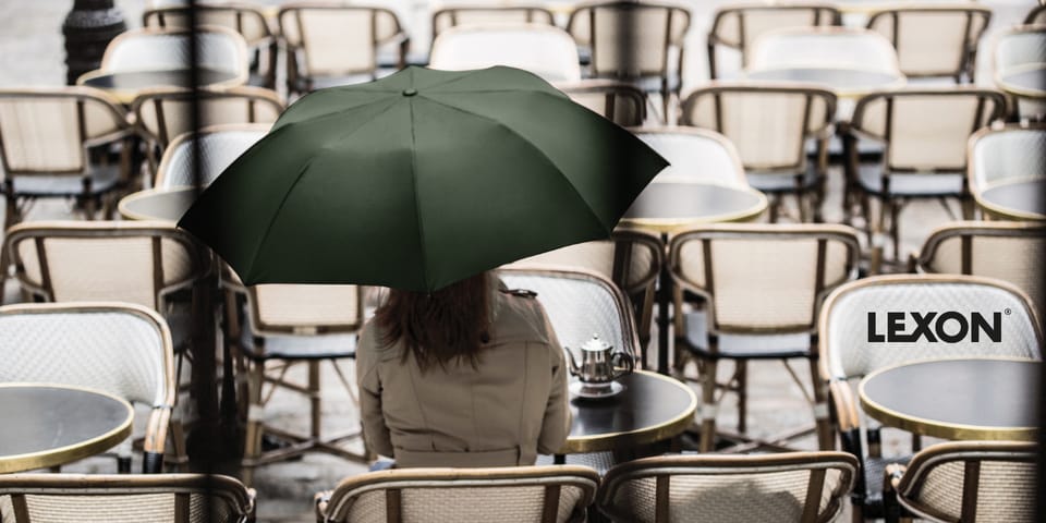 Parasolka Lexon Mini Hook jasnoróżowy