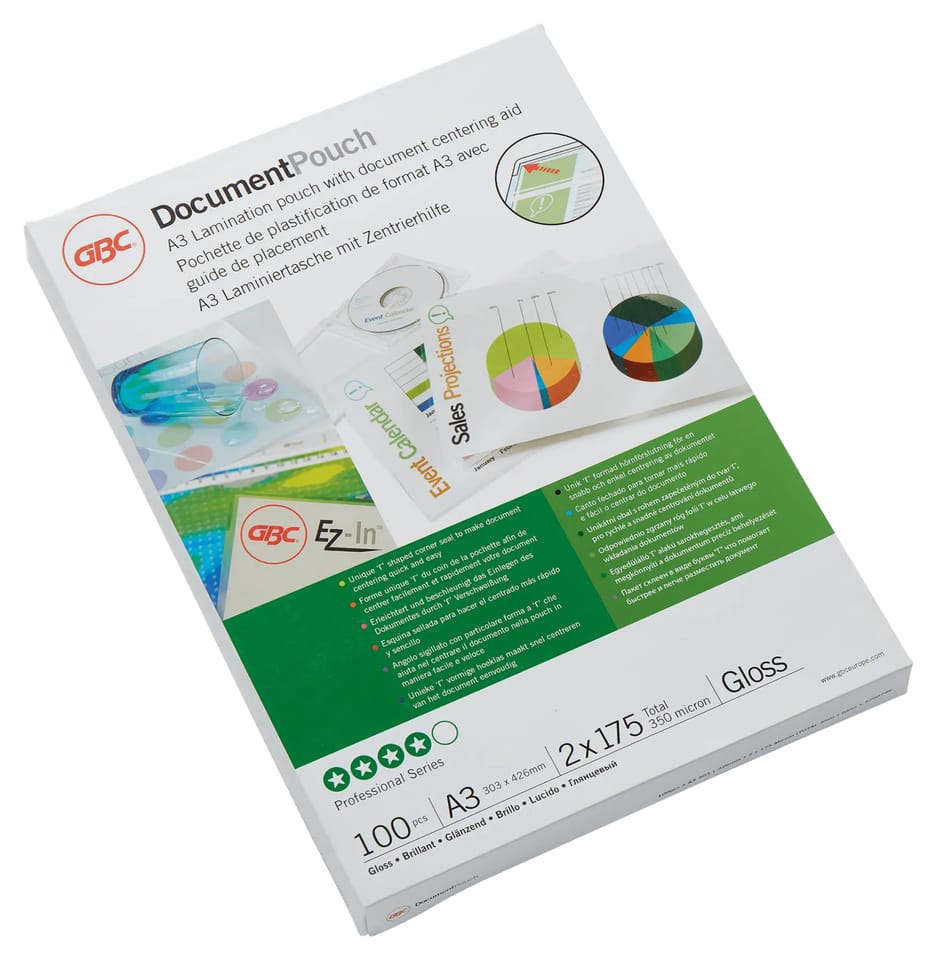 Folia do laminacji GBC Document A3 175 mic. 3200746