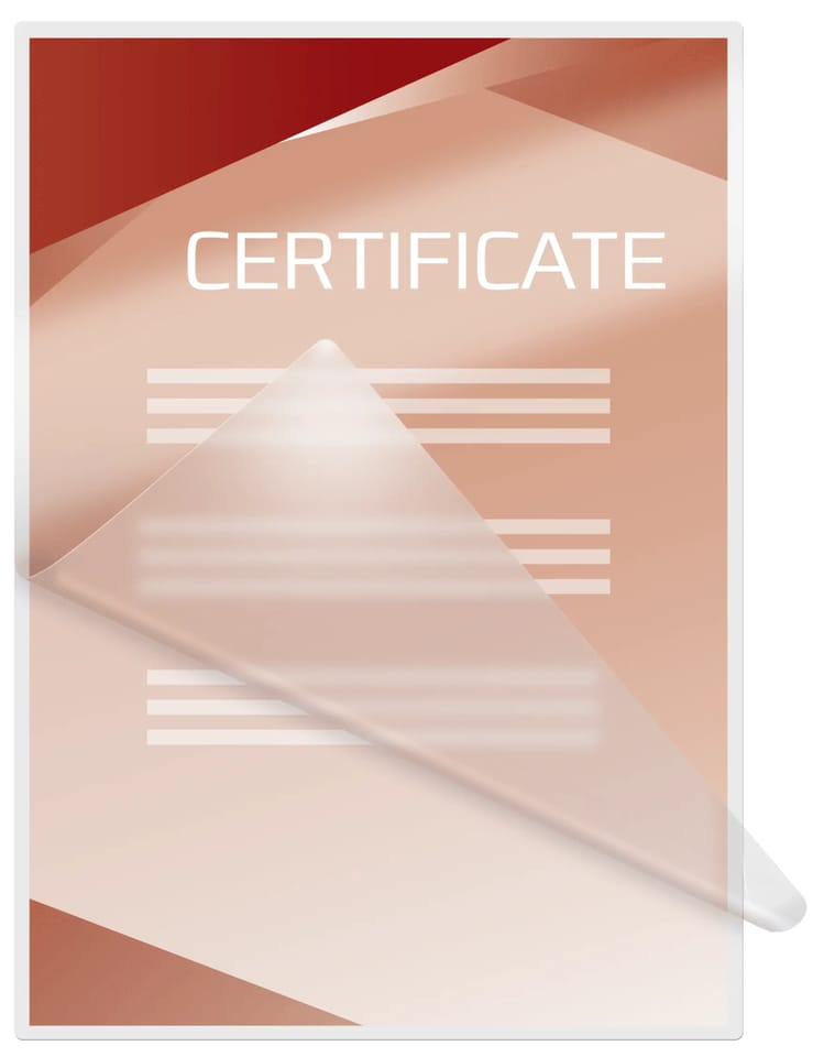 Samoprzylepna folia do laminacji GBC Peel`nStick A4 75 mic. matowa 3747530