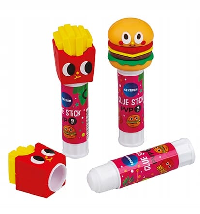 Klej w szyfcie PVA 9g. mix BURGER I FRYTKI 80355 CENTRUM
