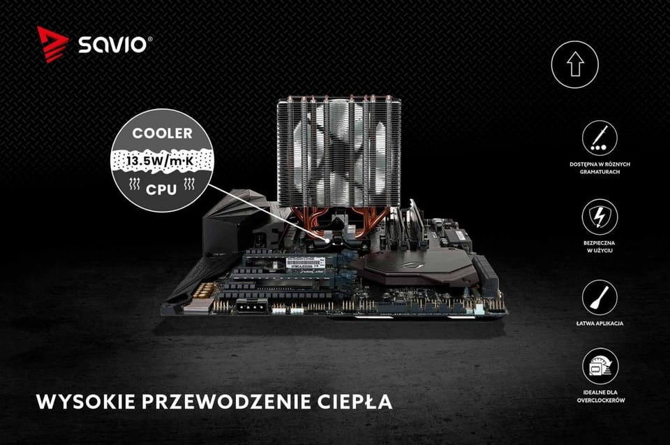 Pasta termoprzewodząca Glacier 13,5 W/mK, 1g TG-03