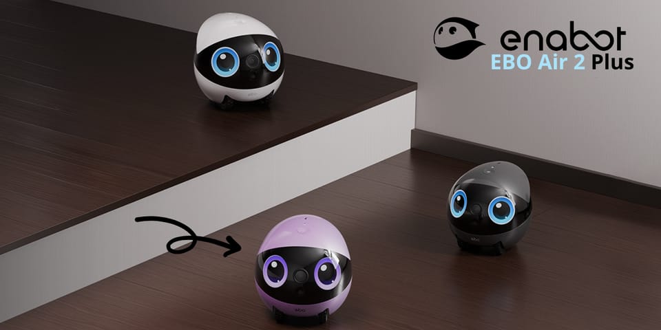 Inteligentny robot towarzyszący ENABOT   EBO Air 2 Plus fioletowy