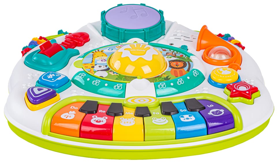 Multifunkcyjny Edukacyjny Muzyczny Stolik Dla Dzieci Pianinko Mikrofon