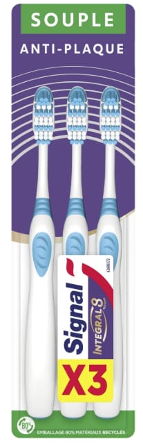 Signal Integral 8 Szczoteczka do Zębów Miękka 3 szt.