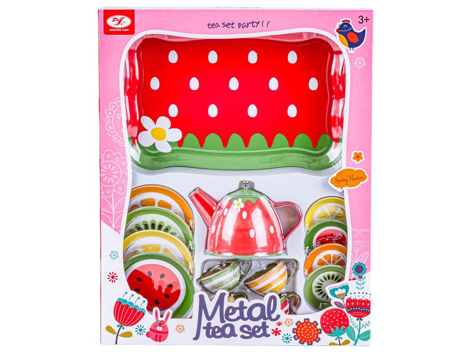 Zestaw Kawowy, do Parzenia Herbaty Kawy Czajnik Filiżanki + Akcesoria 16 el.