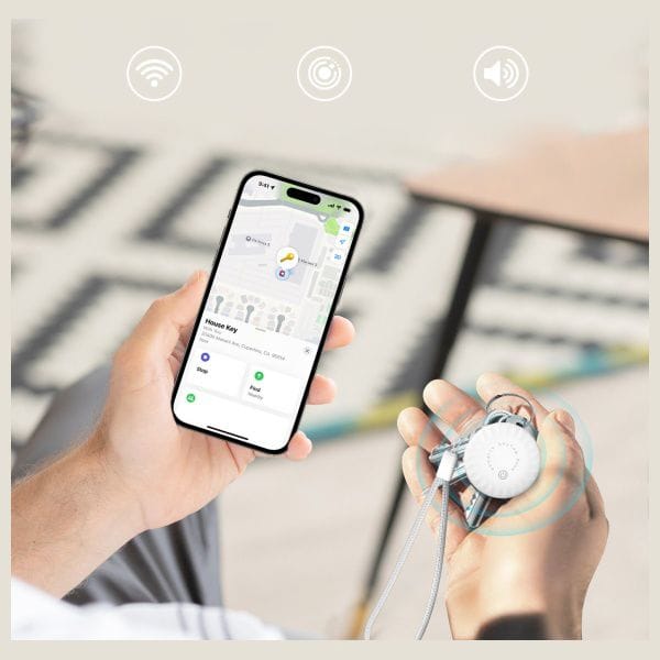Lokalizator 4smarts SkyTag Duos biały   4szt
