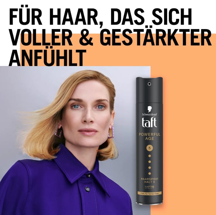 Schwarzkopf Taft Powerful Age Lakier do Włosów 250 ml