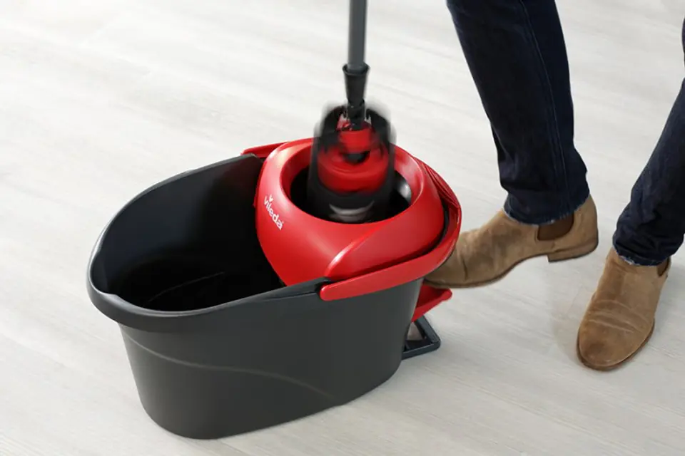 Vileda Ultramat Turbo Flat XL 161023 Mop + Bucket set Cleaning