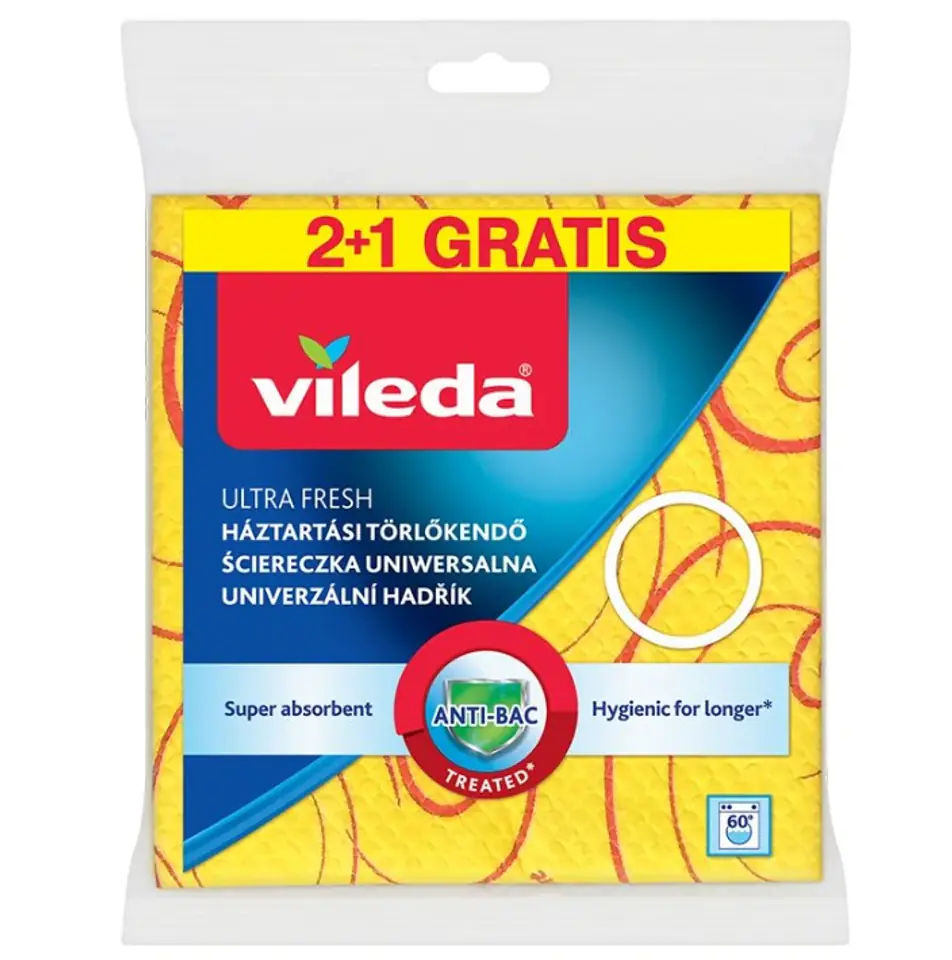 VILEDA Sponge cloth 3pcs - Cloth