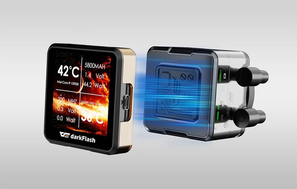 Wyświetlacz IPS chłodzenia wodnego na jasnym tle