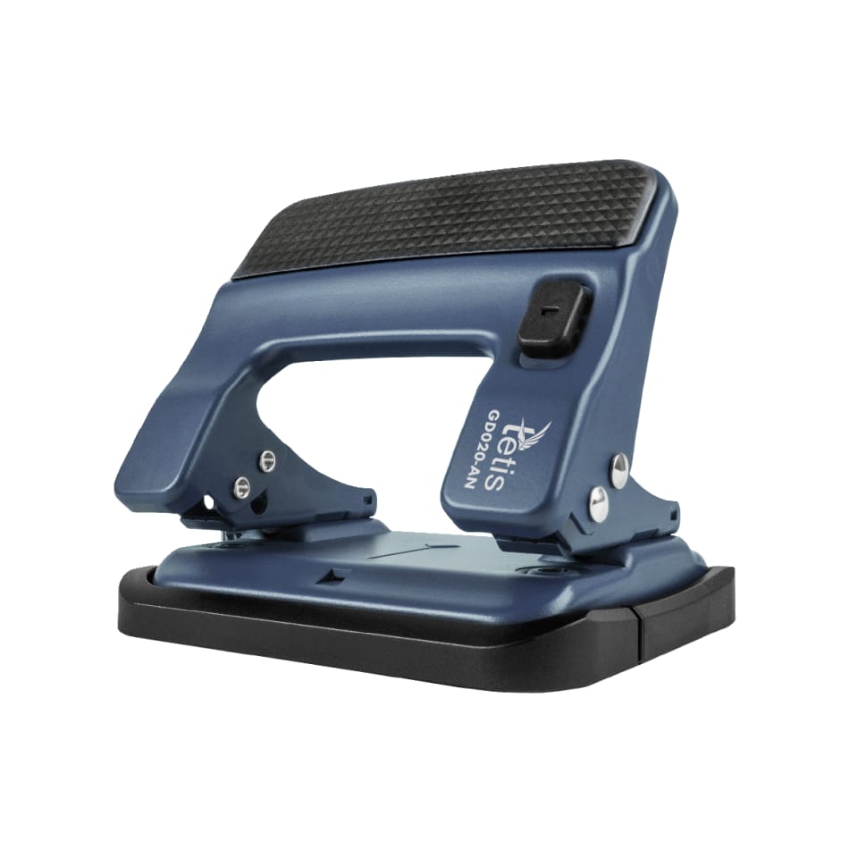 Dziurkacz metalowy 30k niebieski GD020-AN TETIS