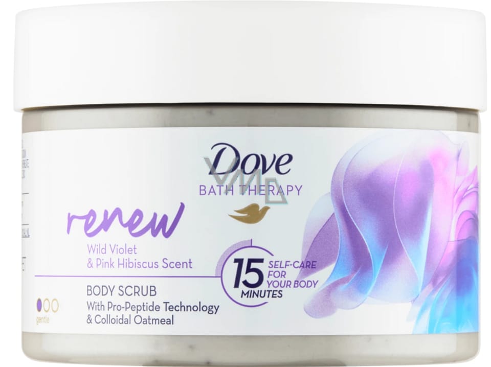 Dove Bath Therapy Bath Scrub Renew Peeling do Ciała 295 ml