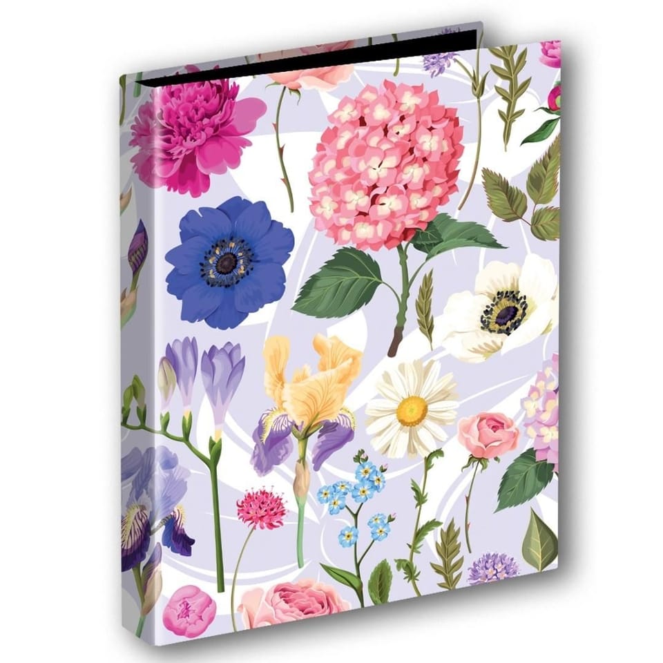 Segregator A4/2 Hortensja na jasnym tle, folia mat nie rysująca TT9400 PENMATE