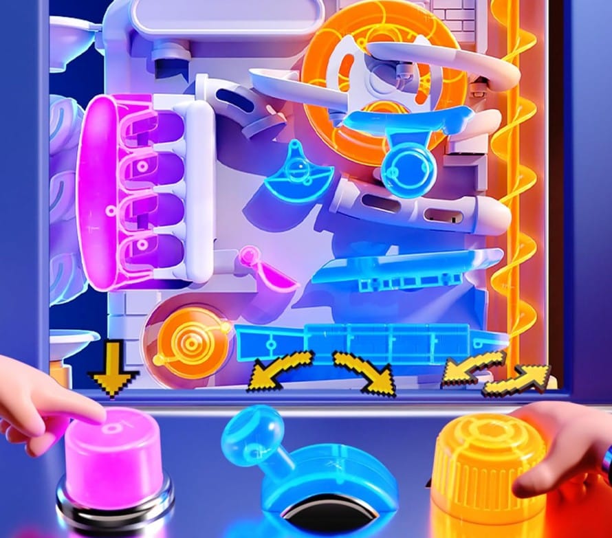 Kulkowy Tor Przeszkód Zjeżdżalnia Zjazd Dla Kulek Kulodrom Zabawka interaktywna