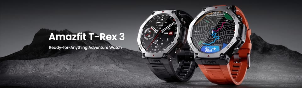 Smartwatch Amazfit T-Rex 3 Onyx
