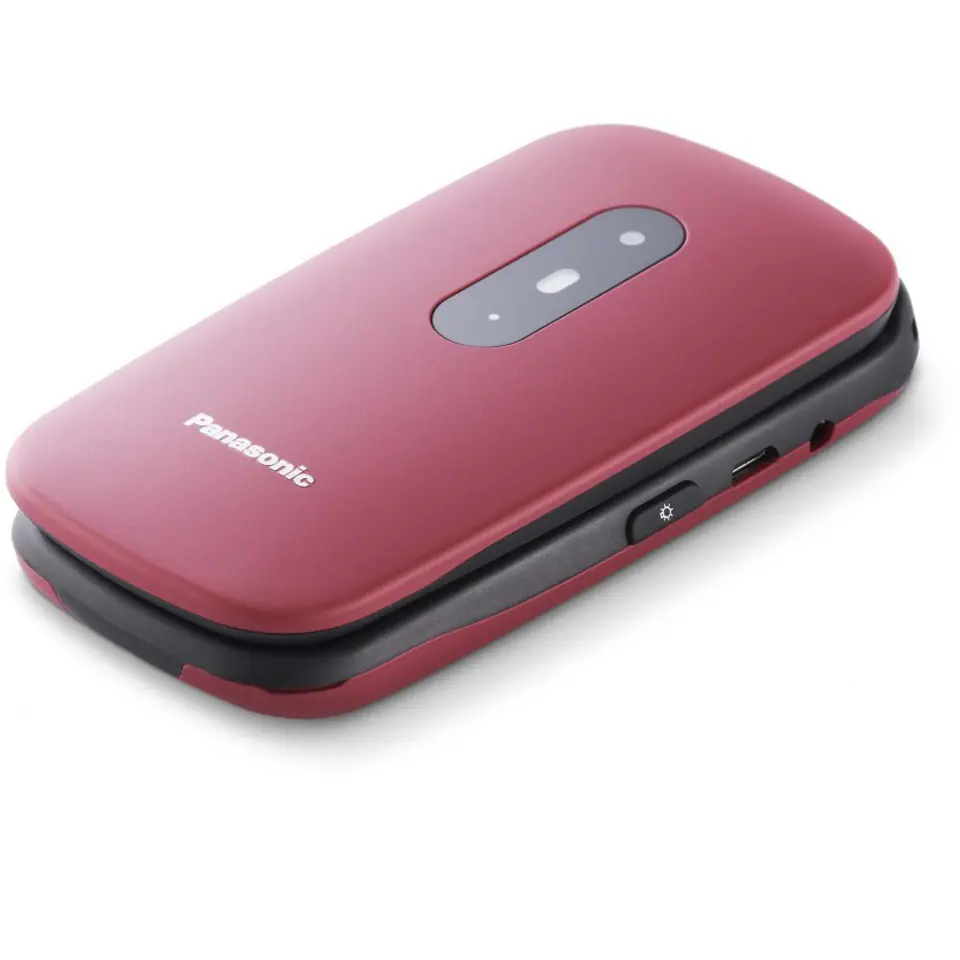 Teléfono móvil con tapa Panasonic KX-TU446EXR Rojo - Teléfono libre