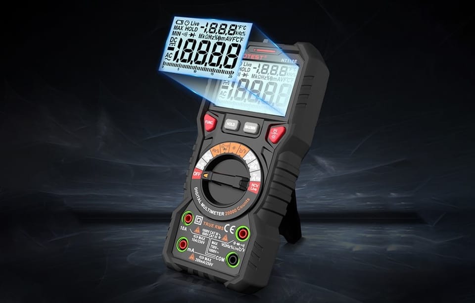 Multimetr cyfrowy HABOTEST HT118E True RMS NCV