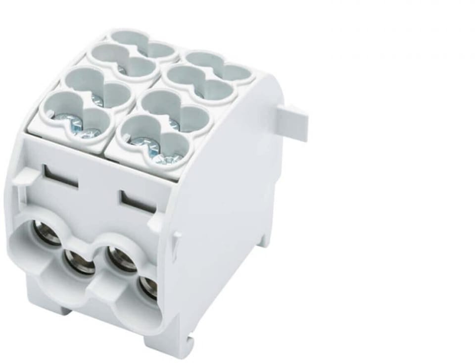 Blok rozdzielczy-odgałęźny Al/Cu SCB 25-2 (80120) SIMBLOCK jednobiegunowy 2x25mm2 szary 81505002