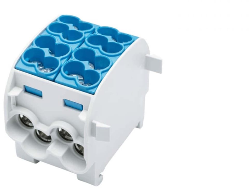 Blok rozdzielczy-odgałęźny Al/Cu SCB 25-2 (80120) SIMBLOCK jednobiegunowy 2x25mm2 niebieski 81505003