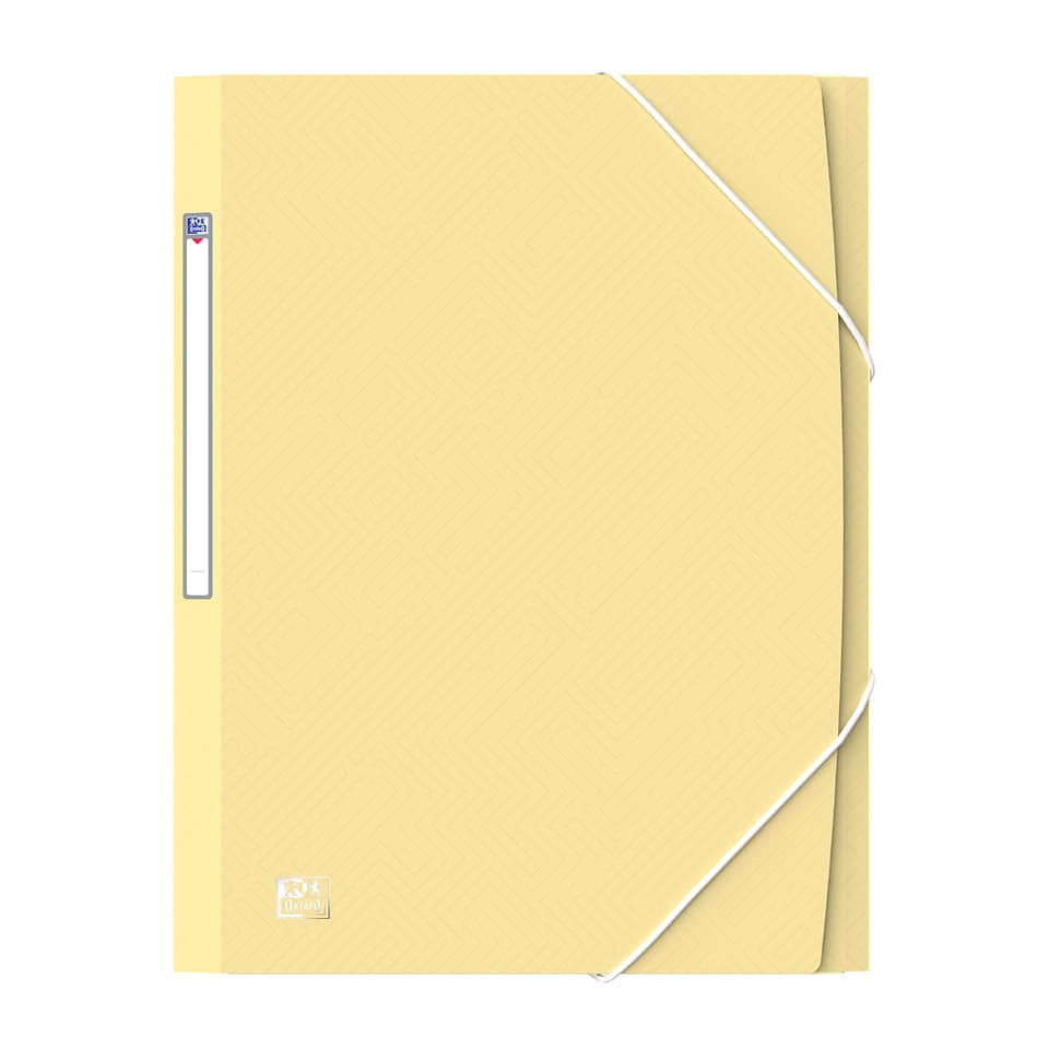 Teczka z gumką A4+ OXFORD URBAN pastel mix kolor 400187619