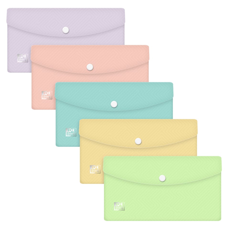 Teczka kopertowa Urban Oxford PASTEL DL mix kolorów (5sztuk) 400187617