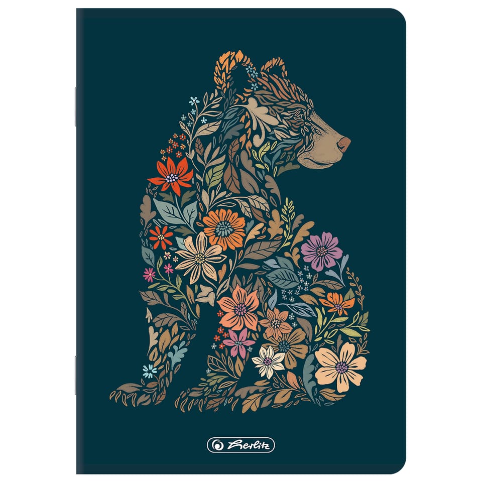 Zeszyt A5 60k kratka z marginesem PREMIUM FLORIMALS 400206285 HERLITZ