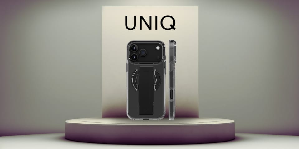 Etui UNIQ Heldro Air do iPhone 17 Pro    Magclick Charging czarny