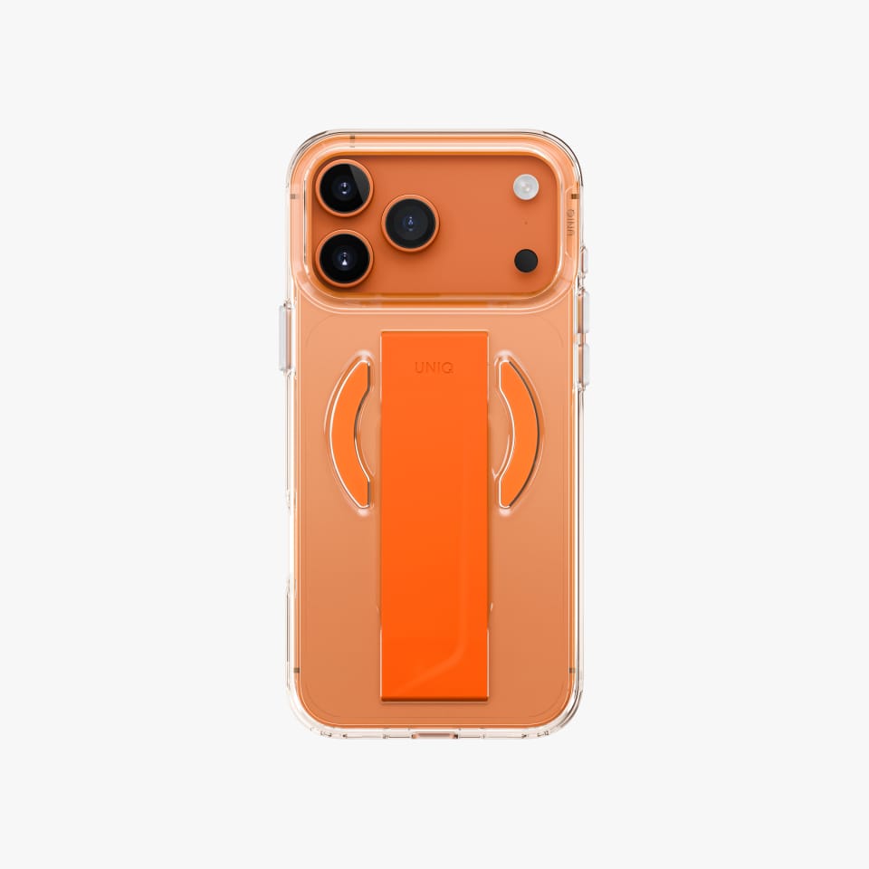 Etui UNIQ Heldro Air do iPhone 17 Pro    Magclick Charging pomarańczowy
