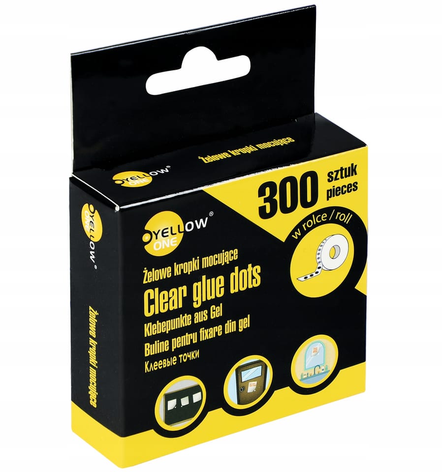 Żelowe kropki mocujące w rolce YL-10300 YELLOW ONE 125-1042