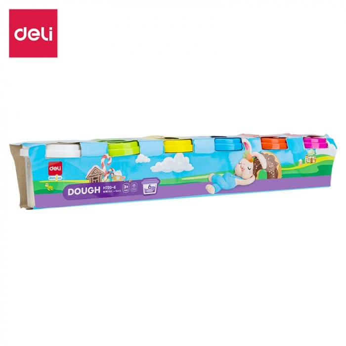 Ciastolina 6 kolorów EH720-6 DELI