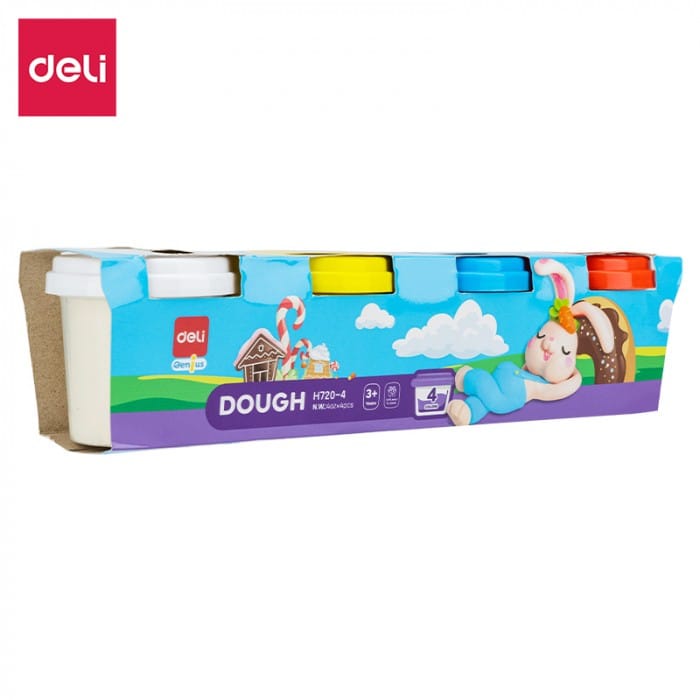 Ciastolina 4 kolory EH720-4 DELI