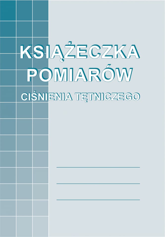 M-910-5 Książeczka pomiaru ciśnienia tętniczego Michalczyk i Prokop