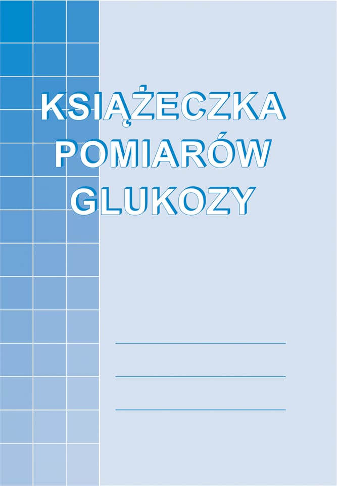 M-915-5 Książeczka pomiarów glukozy Michalczyk i Prokop