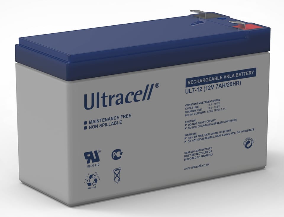 Akumulator AGM ULTRACELL UL 12V 7Ah UL7-12