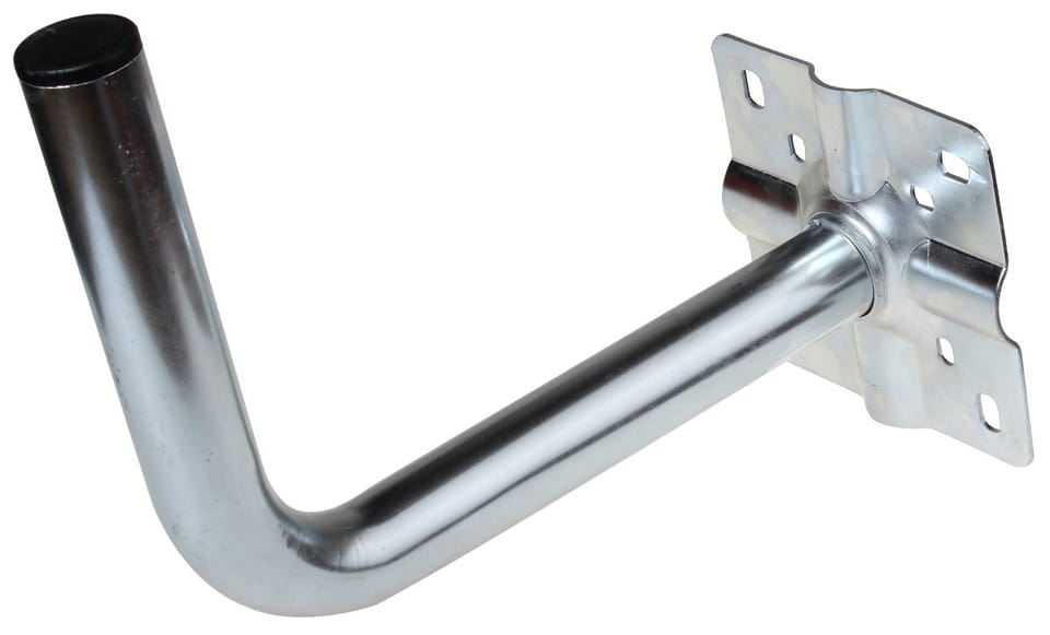 UCHWYT CORAB ŚCIENNY/BALKONOWY GIĘTY USBC-38/300H; 8026