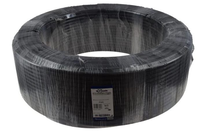 MIKRORURA DOZIEMNA 12/8 mm PILOT czarna 200m