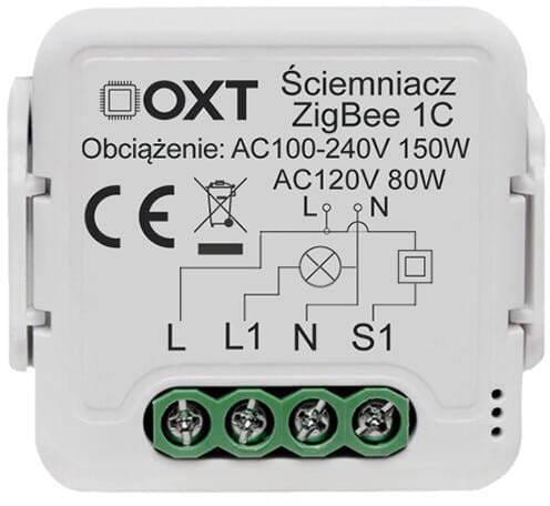 Moduł OXT mini ściemniacz 1 obwód ZigBee TUYA T265