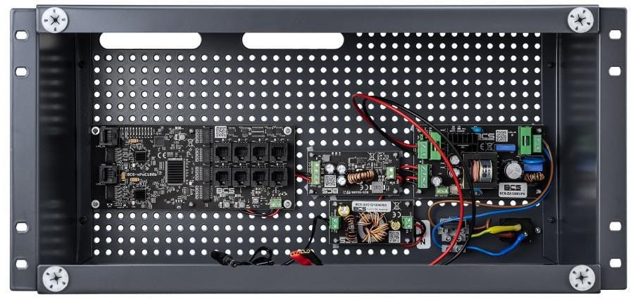 Zestaw buforowy do 8 kamer IP w obudowie RACK BCS POWER BCS-UPS/IP8Gb/E-S/RACK5U
